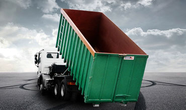 Caisson ampliroll sur camion en Algérie 