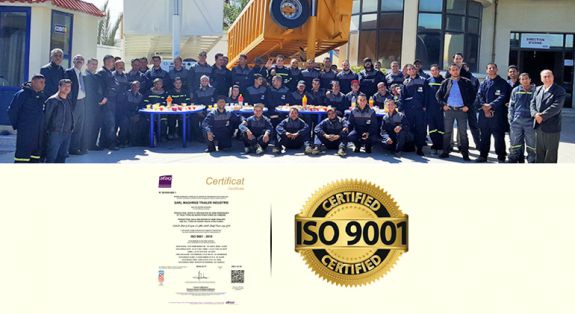 Maghreb Trailer INDUSTRIE Certifiée ISO 9001 V2015